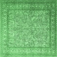 thumbnail image 1 of Ahgly Company Indoor Square Persian Emerald Green Traditional Area Rugs, 8' Square, 1 of 4
