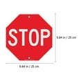 thumbnail image 2 of LEEYNEER Panneau Stop Panneaux de Circulation Route Rue Lent Pièce Jouet de Sécurité Réfléchissant pour Enfants Modèle Rouge Décoration de Chambre avant, 2 of 8