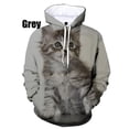 thumbnail image 3 of Sudadera con capucha con estampado de gato para hombre y mujer, ropa con estampado de gatos kawaii en 3D, divertida, estilo Harajuku, Y2K, 3 of 5