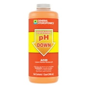 General Hydroponics pH Down Liquid, 1-Quart