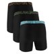 thumbnail image 2 of UNDER ARMOUR Hombre Calzoncillos, Paquete de 3 - Performance Tech Boxer Briefs Solid 6 in, elástico, unicolor Negro/Verde/Azul/Naranja M (Medium), 2 of 3