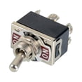 thumbnail image 4 of DPDT 6-Pin 3-Position On/Off/On Metal Toggle Switch 240V/15A 120V/20A AC, 4 of 7