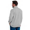 thumbnail image 3 of KingSize Men's Big & Tall Reverse Weave 1/4 Zip Up Hoodie, 3 of 3