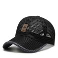 thumbnail image 1 of Gorra de béisbol de malla transpirable para hombre y mujer, gorro deportivo de Panamá con protección UV, para montar al aire libre, pesca, tenis y Golf, 1 of 4