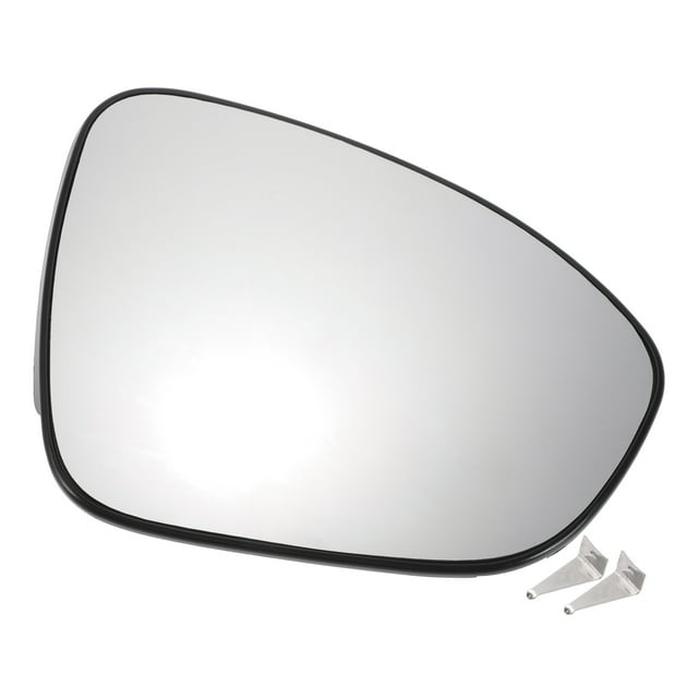 Reemplazo de vidrio de espejo retrovisor derecho del pasajero, vidrio blanco no calefaccionado con respaldo, adecuado para Dacia Sandero