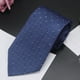 thumbnail image 1 of Camisa de vestir de negocios de moda para hombre, corbata de poliéster lisa de 8 cm, corbata de poliéster para hombre, 1 of 5