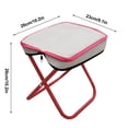 thumbnail image 2 of Xihbxyly Silla Plegable para Exteriores, Taburete Portátil para Acampar, Asiento Ajustable para Pesca, Diseño Multifunción, Ligera y Compacta, Fácil de Transportar, Capacidad de Peso de 100 Kg, Inclu, 2 of 2