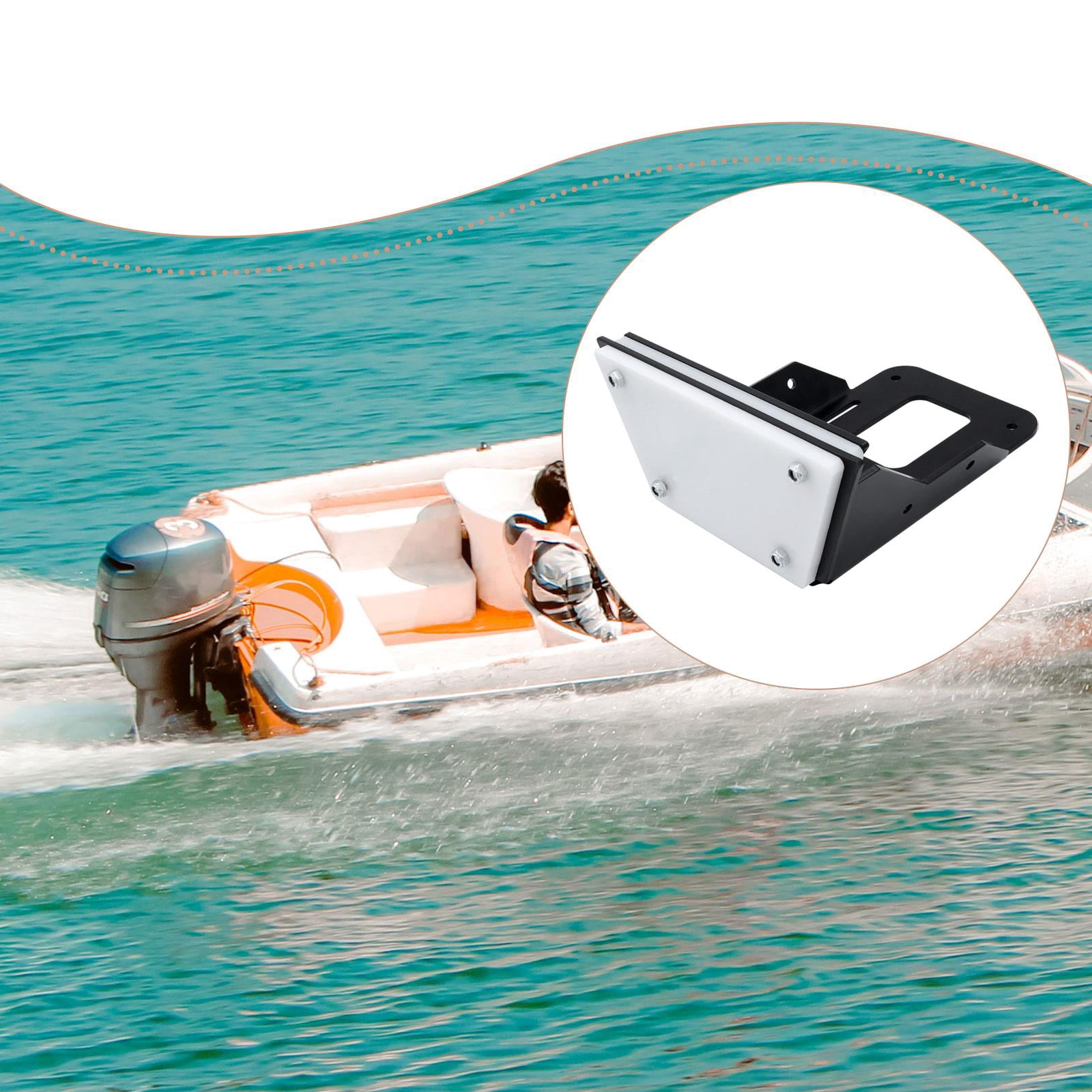 funtasica Transom Mount Steel Construction Kayak Outboard Motor Bracket Heavy Duty Engine Holder Easy Install Accessories Suitable for Inflatable