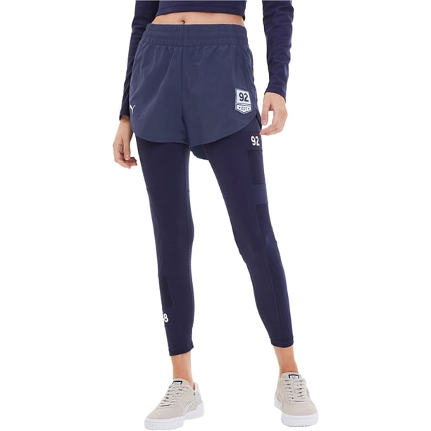 Puma Womens SG Woven Athletic Workout Shorts peacoat XL