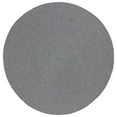 thumbnail image 2 of SAFAVIEH Braided Braylon Solid Reversible Area Rug, Black/White, 7' x 7' Round, 2 of 7