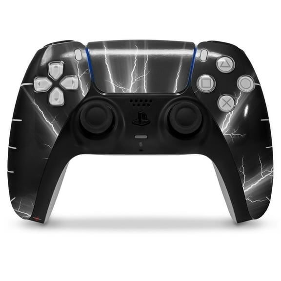 WraptorSkinz Skin Wrap compatible with the Sony PS5 DualSense Controller Lightning White (CONTROLLER NOT INCLUDED)