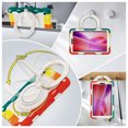 thumbnail image 4 of FJLBDE Case for Lenovo Tab One / K9 8.7 Inch 2025 with 360 Kickstand, Shoulder Strap Carrying Protective Cover, Multicolor Red, 4 of 6