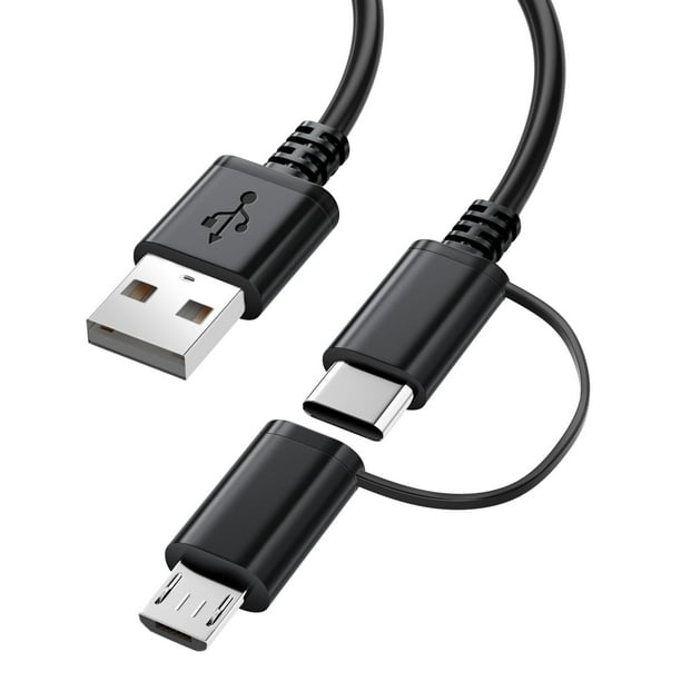 Cargador VOTY Fast para tableta Amazon Fire con USB-C y micro USB