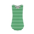 thumbnail image 4 of JGGSPWM Women Summer Casual Striped Sleeveless V Neck Loose Fit Color Block Tank Tops Green 2XL, 4 of 5