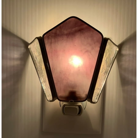 

with Side-Lite Stained Glass Nightlight