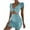 Sky Blue, variant on Ruched Cut Out Bodycon Dresses for Women Sexy V-Neck Short Sleeve 2 Piece Club Dress Slim Fit Mini Party Dress