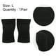 thumbnail image 4 of Rodilleras protectoras de esponja Unique Bargains para deporte gimnasio patinaje Negro Talla L, 4 of 7
