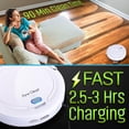 thumbnail image 3 of Smart Automatic Robot Vacuum Cleaner - Slim Rechargeable Electric Robo Vacuum Cleaner w/, Self Programmed Navigation, Anti-Fall Sensors - Carpet, Hardwood, Linoleum, Tile - Pure Clean PUCRC25PLUS.5, 3 of 4