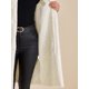 thumbnail image 5 of Abrigo largo de piel sintética para mujer INSPIRE CHIC con cierre de botones y manga larga, abrigo difuso de invierno XS blanco, 5 of 6