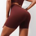 thumbnail image 4 of Pantalones de yoga de cintura alta sin costuras para mujer, ajustados, de secado rápido, con tres puntos, para levantamiento de cadera, estilo europeo y americano, 4 of 5