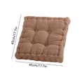 thumbnail image 3 of Honmine 17.7x17.7 Inch Thickened Square Seat Cushion, Soft Floor Cushion for Office Chair, Extra Thick Pad for Gaming, Picnic, and Dining Chair, 3 of 6