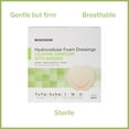 thumbnail image 3 of McKesson Hydrocellular Foam Dressing, Adhesive Bandage - Sacral, 7 in x 7 in, 10 Count, 20 Packs, 200 Total, 3 of 11