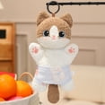 thumbnail image 2 of 7.8in Adorable Kitten Bean Bag Plush, Soft Stuffed Animal Cat Doll, Decorative Feline Plushie, Miniature Kitty Toy for Home Decor, Desktop Accessory Ornament, 2 of 8