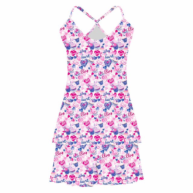 Jamicy Ensemble de Pyjama pour Femmes Cadeaux pour Femmes Pyjamas Décontractés Imprimé Colorblock Ourlet à Volants Ensemble de Vêtements de Nuit pour Femmes Pyjama à Bretelles