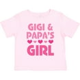 thumbnail image 3 of Inktastic Gigi and Papa Girl Cute Granddaughter Girls Toddler T-Shirt, 3 of 5