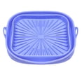 thumbnail image 3 of BUYISI Versatile Silicone Air Fryer Pot Suitable For Roasting Baking And Microwaving Blue, 3 of 6
