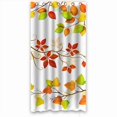 thumbnail image 1 of ABPHQTO Cortina de ducha con diseño de flores y árboles Cortina de ducha impermeable 90x180 cm, 1 of 2