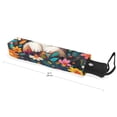 thumbnail image 5 of BZSMCE One-Touch Auto Open Close Rain Umbrella With Creative Colorful Cat Surrounded by Flowers Pattern, 5 of 7