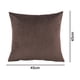 thumbnail image 5 of Paquete de 2 fundas de cojín cuadradas decorativas de terciopelo suave, fundas de almohada, decoración del hogar, decoraciones para sofá, cama, silla, 5 of 8