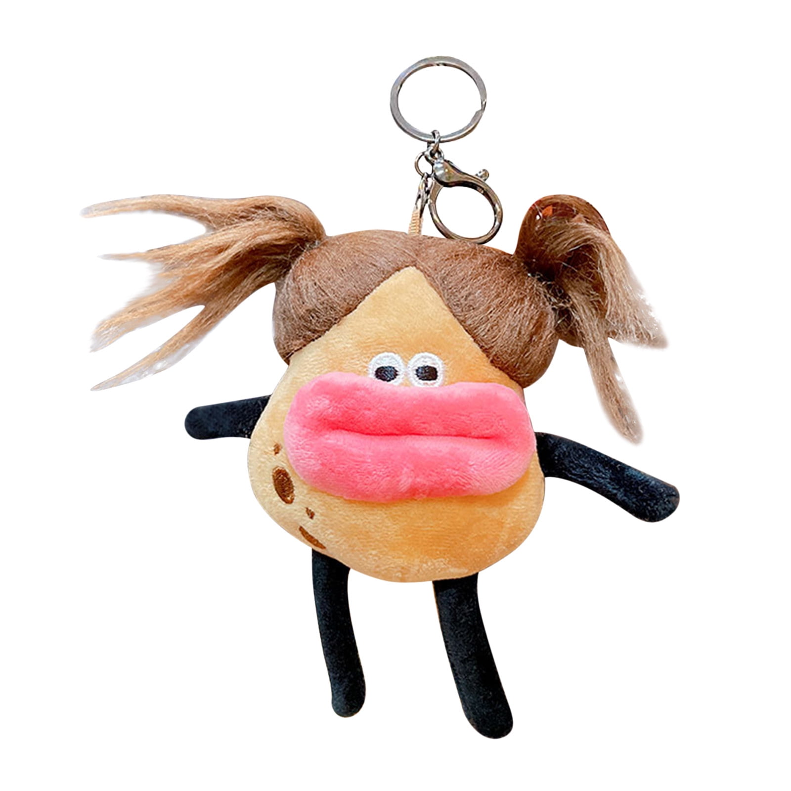 Danhjin Doll Doll Cute Doll Keychain Backpack Pendant Ugly and