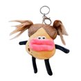 thumbnail image 2 of Fjnjuu Stuffed Animals Plushies, Cute Doll Keychain Backpack Pendant Ugly and Cute Big Eyes Sausage Mouth, 2 of 3