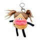 thumbnail image 2 of Lindo llavero de muñeca con colgante de mochila, feo y lindo, ojos grandes, boca de salchicha., 2 of 3