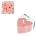 thumbnail image 2 of Mecorevxz 9Pcs Valentines Tea Lights Candless - Heart Heart Shaped Tealight Candles - Soy Candle for Valentines, Dating, Weddings, Anniversaries, Candle Gift(Pink), 2 of 9