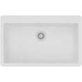 thumbnail image 2 of Elkay Quartz Classic 33" x 20-7/8" x 9-7/16" Single Bowl Drop-in Sink, White, 2 of 2