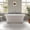 White Tub - Chrome HDW, variant on OVE Aveline 60 in. Freestanding Bathtub