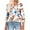 Sky Blue Tops for Women_k, variant on CYMMPU Women's Basic Tees Tunic Tops Vintage V-Neck Swing Shirts Business Work Blouses Floral Printed 3/4 Length Sleeve Summer Fall 2025 Clothes Khaki L