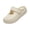 White, variant on Waterproof Eva Mules, Indoor Outdoor Clogs, Mary Jane Platform Mules, Women's Mary Jane Platform Mules, Closed-Toe Eva Clogs, Adjustable Strap Casual Shoes for Indoor & Outdoor, White 6.5