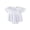 White, variant on BemeyourBBs Newborn Baby Boy Girl Bubble Romper Infant Short Sleeve Doll Collar Romper Oversize T-shirt Cotton Basic Bodysuit Top Fall Spring Summer Outfit