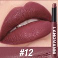 thumbnail image 3 of 12 Color Matte Lipstick Pencil Waterproof Long Lasting Non-Stick Cup Lip Stain Tint Cosmetic Nude Lipstick Pen Makeup Maquillage, 3 of 5