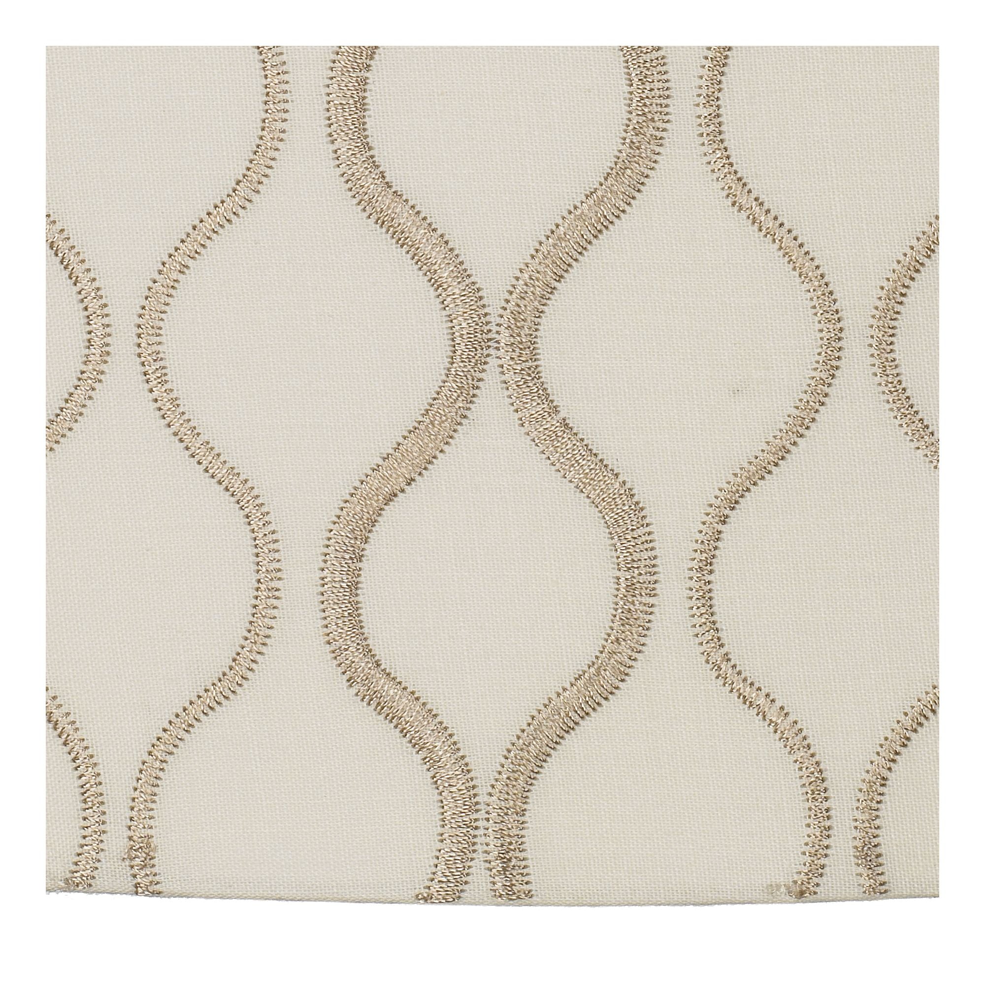 Springcrest Embroidered Hourglass Medium Lamp Shade 16" Top x 16" Bottom x 11" High (Spider) Replacement with Harp and Finial
