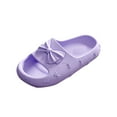 thumbnail image 3 of abtuhar Womens Slides,Slippers for Women,Cloud Slippers for Women and Men,House Slippers Shower Shoes Indoor Slides Bathroom Sandals,Lightweight,Thick Sole,Non-Slip Purple, 3 of 4