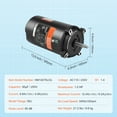 thumbnail image 5 of KFFKFF 1 HP Swimming Pool Pump Motor, 56J Frame, Dual Voltage 115V(9.8 Amps)/230V(4.9 Amps) 3450 RPM, 60Hz Frequency, 1.4 Service Factor, 90μF/250V Capacitor, Counter Clockwise Rotation Round, 5 of 9