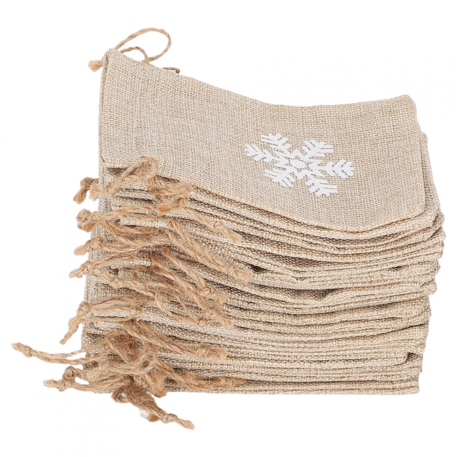 25Pcs Drawstring Christmas Gift Bags, Drawstring Bags, Small Gift Bags