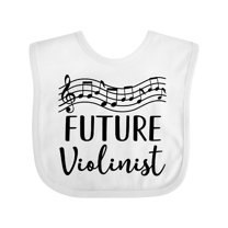 Inktastic Future Violin Player Violinist Boys or Girls Baby Bib