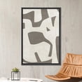 thumbnail image 2 of HFDF Canvas Print Wall Art Modern Geometric Abstract Stylish Illustrations Modern Art Minimal Multicolor for Living Room, Bedroom, Office - Black 12x18inch Framed, 2 of 6