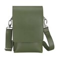 thumbnail image 1 of Peluquería bolsa de mensajero de material cuero portátil de doble capa para herramientas , funda para bolsa, riñonera para salón, tijera Macarena Riñonera de peluquería, 1 of 8